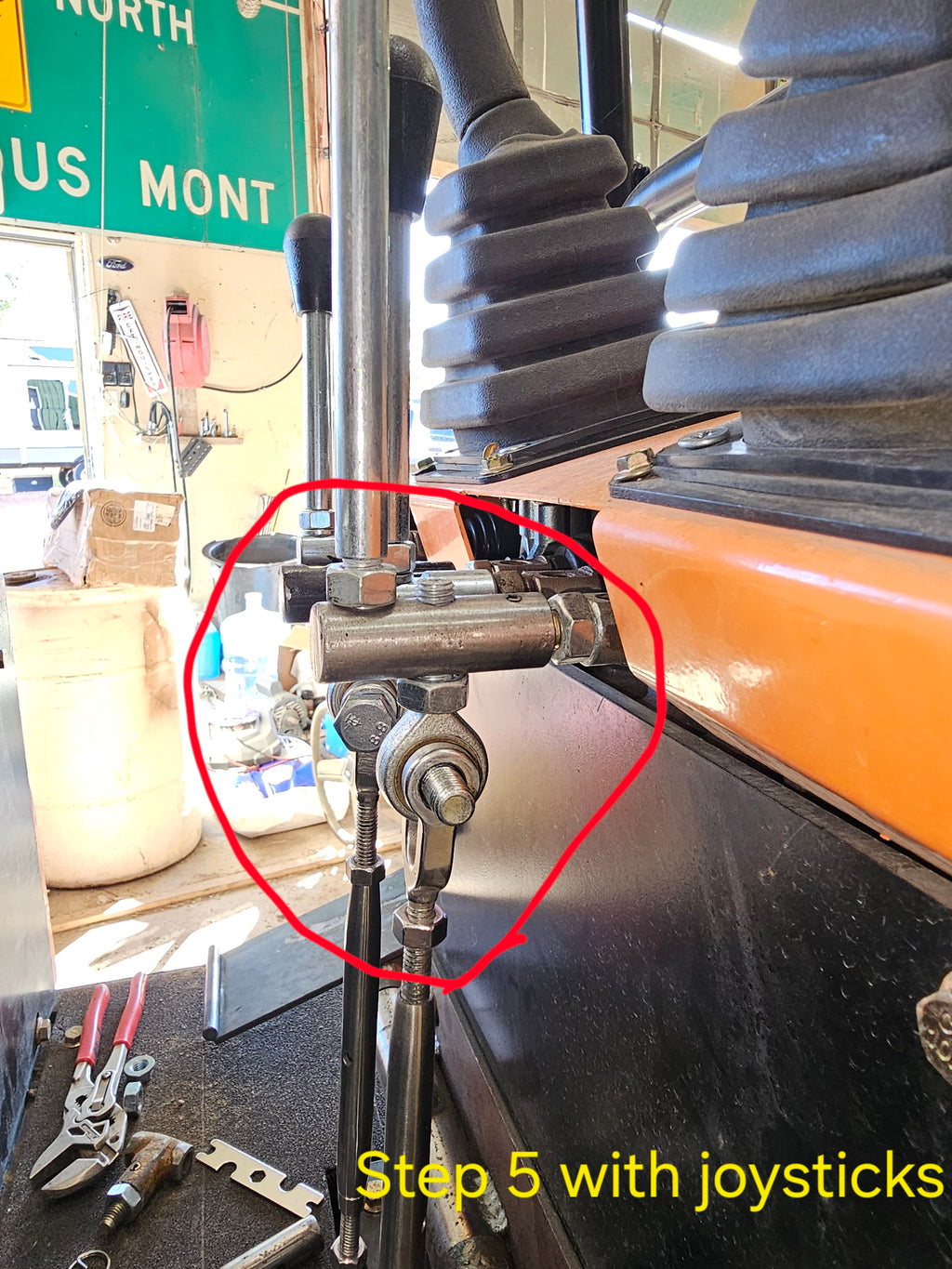 Chinese Mini Excavator pedals with joystick adapters